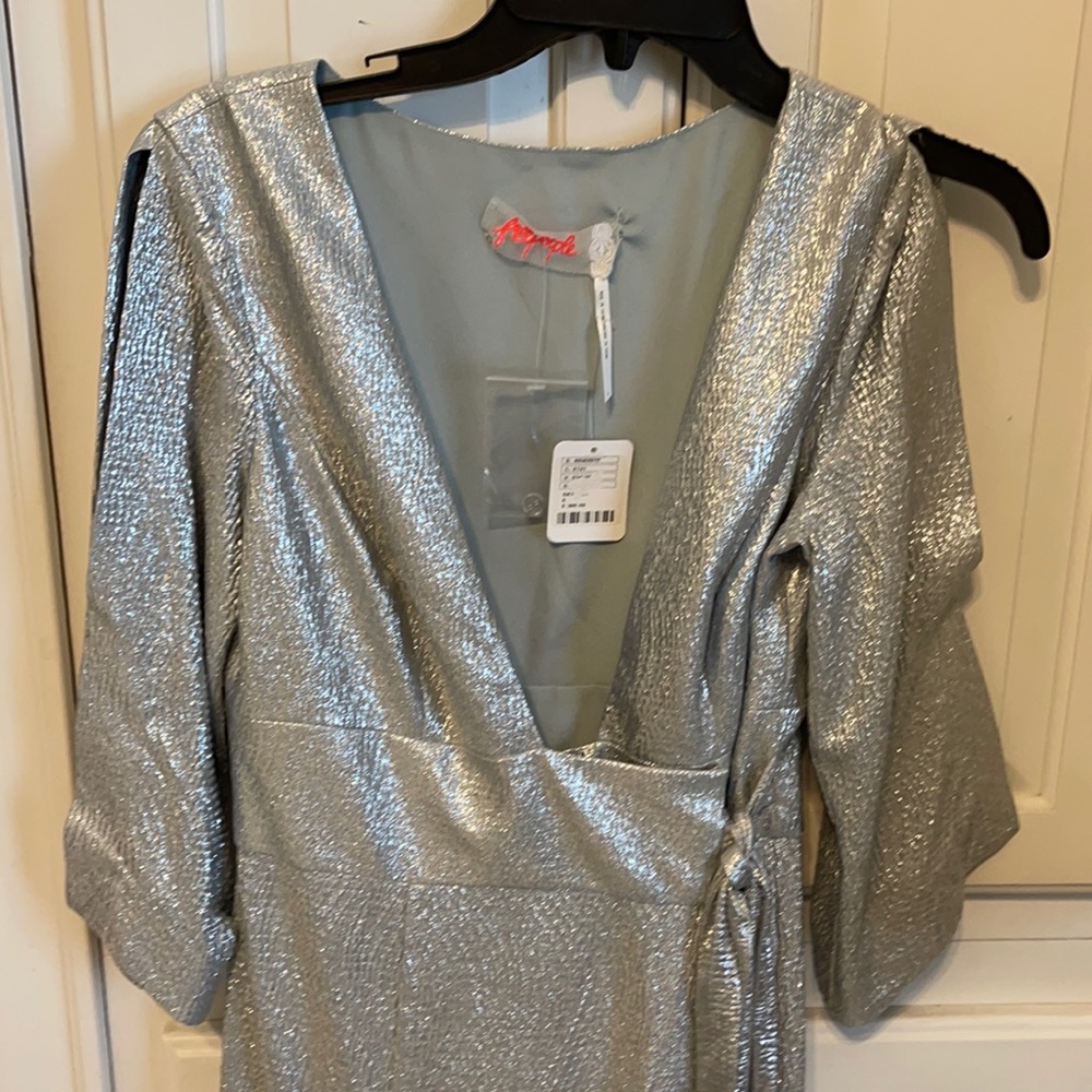Free People metallic dress